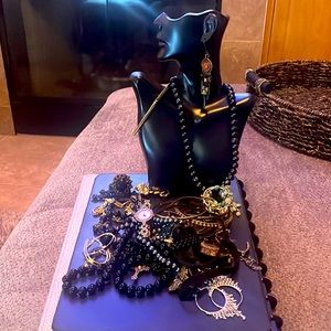 Bulk costume jewelry sale! Includes watch, earrings, necklaces, and more!